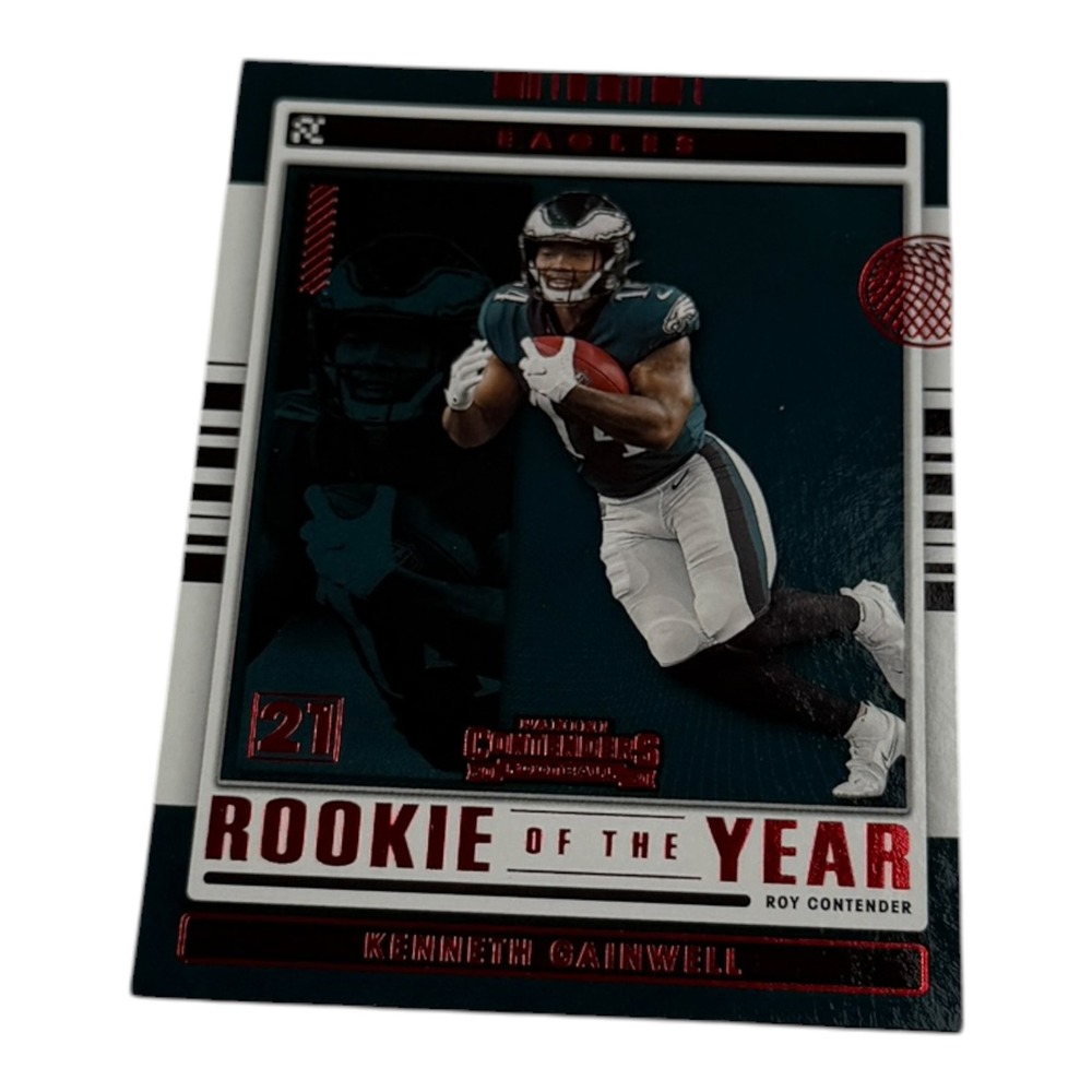 2021 Panini Contenders‎ Kenneth Gainwell Rookie of the Year ROY-KGA Eagles RC - Picture 1 of 2